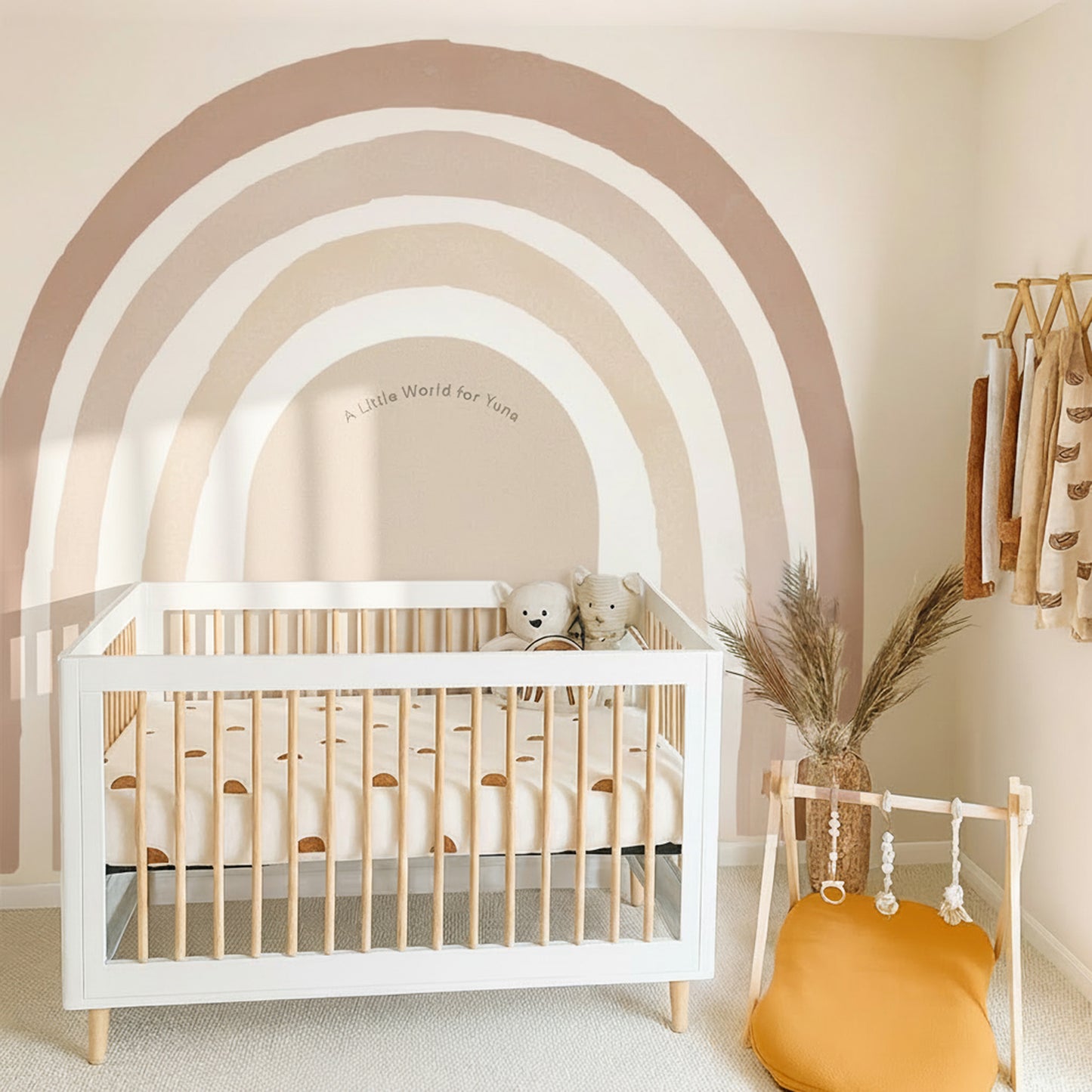 Boho Sand Rainbow Magnetic Playroom Set