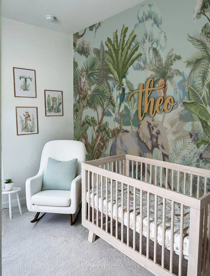 Jungle Nursery Wallpaper Peel & Stick