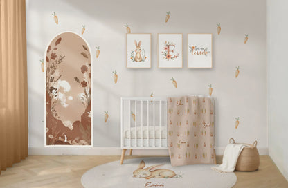Wall-Art Set - Terracotta  Bunnies