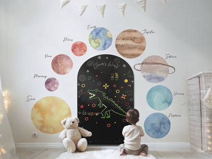 Space Explorer Magnetic Play & Learn Wall