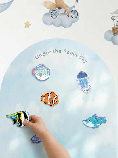 Soft Sky Magnetic Playroom Sets