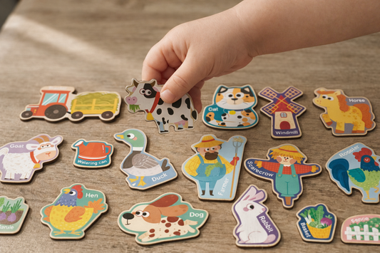 Magnetic Puzzle - Farm Theme