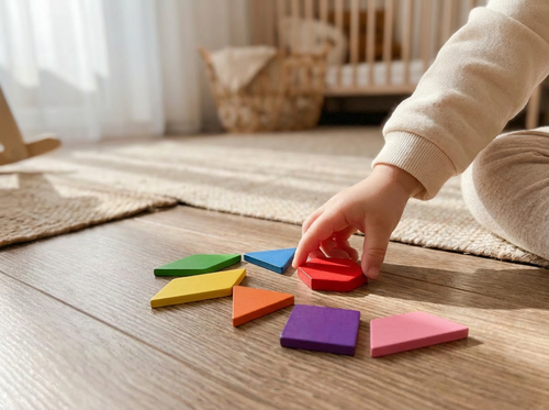 Magnetic Tangram Puzzles - Montessori Learning (225 pcs)