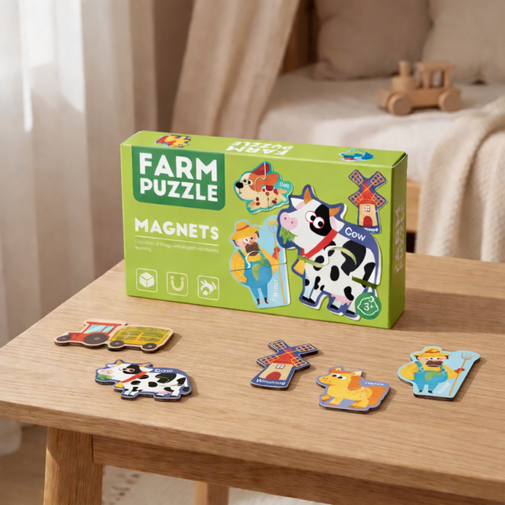 Magnetic Puzzle - Farm Theme