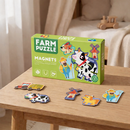 Magnetic Puzzle - Farm Theme