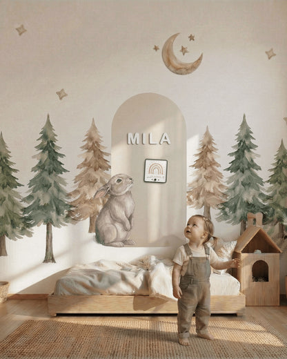 Forest Bunny Magnetic Storywall