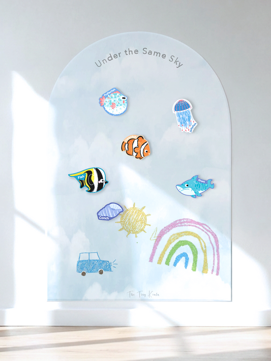 Soft Sky Magnetic Playwall