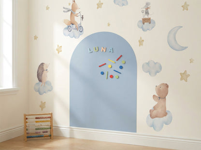 The Dreamy Cloud Animals Collection | Personalized Magnetic Playwall Bundle