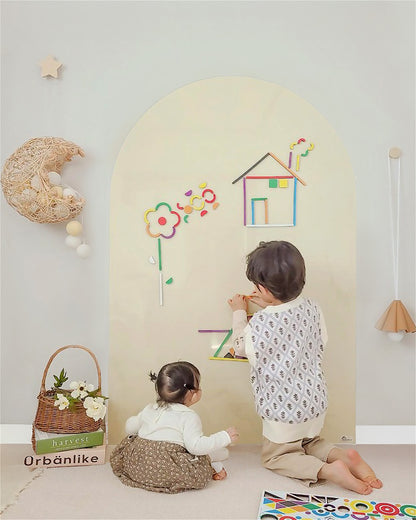 Oat Beige Minimal Magnetic Wall