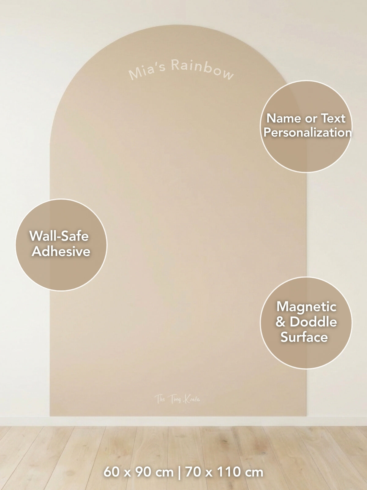 Boho Rainbow Montessori Magnetic  Play Corner Set