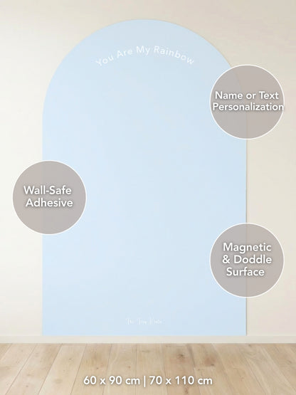 Calm Blue Rainbow Montessori Play Corner Set