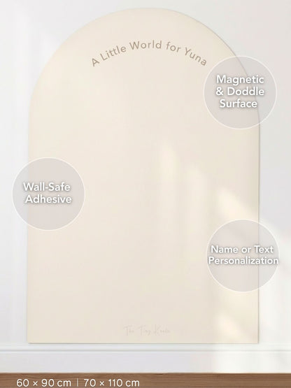 Oat Beige Minimal Magnetic Wall