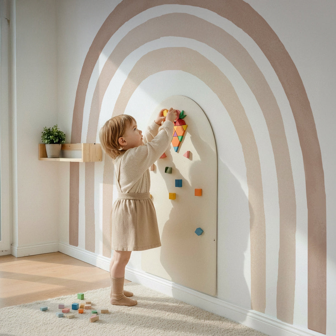 Oat Beige Minimal Magnetic Wall